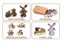 Wooden Puzzle with figurines - Map of Nova Terrarum Antique, 505 elements