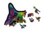 Wooden Puzzle with figurines - Rainbow cat L 274 elements 