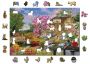 Wooden Puzzle with figurines - Spring House