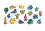 Wooden Puzzle with figurines - Tropical fish L 400 pieces 