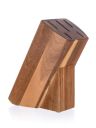 Wooden stand for 5 knives Brillante Acacia 23x11x10 cm