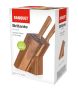 Wooden stand for 5 knives Brillante Acacia 23x11x10 cm