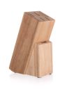 Wooden stand for 5 knives + scissors Brillante 22x17x9 cm