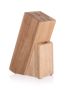 Wooden stand for 5 knives + scissors Brillante 22x17x9 cm