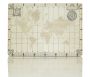 Wooden World Map Model (dotted series)