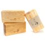 Wooden Yoga Cube Teddy Miś Yoga