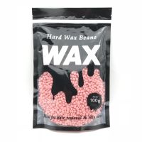Wosk twardy w granulkach do depilacji 100g - róża