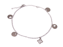 Xuping Celebrity Bracelet minimalist circles - silver