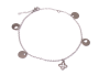 Xuping Celebrity Bracelet minimalist circles - silver