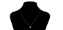 Xuping Celebrity Necklace Hearts - gold