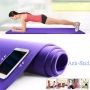 Yoga mat with case - black