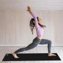 Yoga mat with case - black