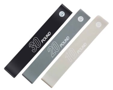 Zestaw 3 Gum oporowych YUNMAI YMRB-L600 Szary, Czarny
