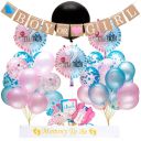 Zestaw balonów i rekwizytów na Baby Shower 