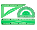 Zestaw geometryczny BL010-ZK - zielony