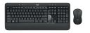 Zestaw klawiatura + mysz membranowa Logitech MK540 920-008685 (USB; kolor czarny; optyczna; 1000 DPI)