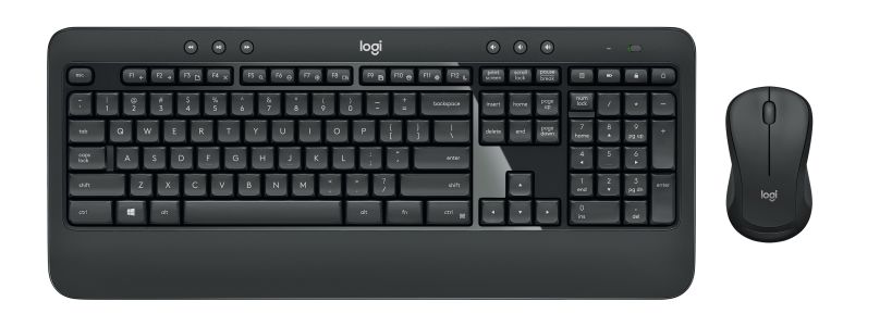 Zestaw klawiatura + mysz membranowa Logitech MK540 920-008685 (USB; kolor czarny; optyczna; 1000 DPI)