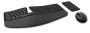 Zestaw klawiatura + mysz membranowa Microsoft Sculpt Ergonomic Desktop L5V-00021 (USB 2.0; (US); kolor czarny; BlueTrack; 1000 DPI)