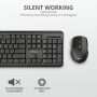 Zestaw KLAWIATURA + MYSZ TRUST ODY Wireless Silent