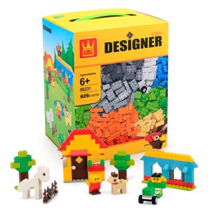 Zestaw klocków kreatywnych w stylu LEGO (625 klocków)