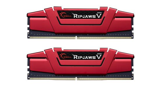 Zestaw pamięci G.SKILL RipjawsV F4-3600C19D-16GVRB (DDR4 DIMM; 2 x 8 GB; 3600 MHz; CL19)