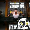 Zestaw taśm do ćwiczeń Crossfit TRX PRO- żółty